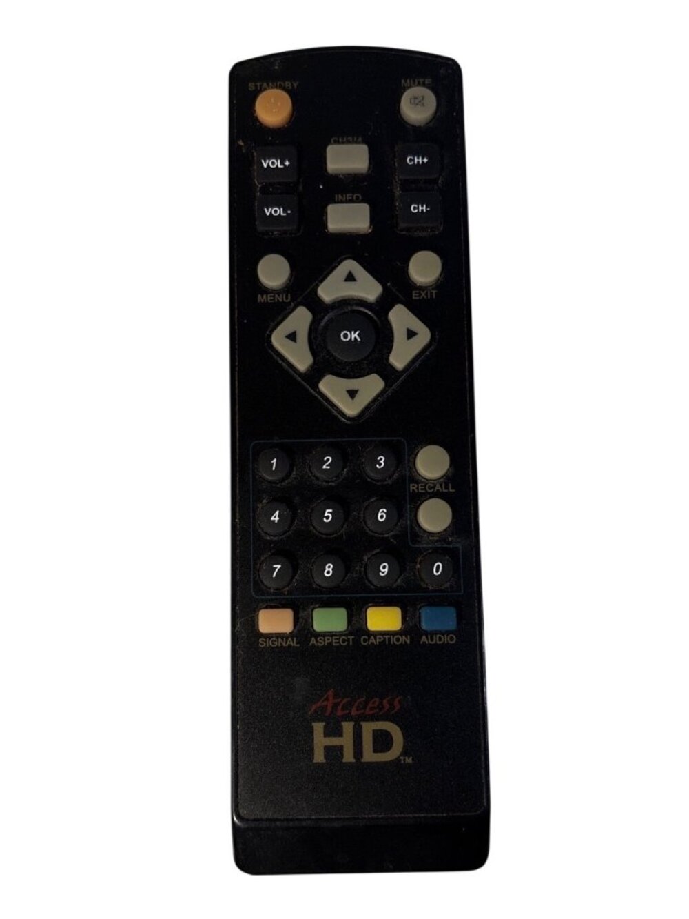 Access HD RC43D Universal Remote Control Black Tested